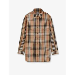 Burberry Women Cotton Shirt With Check Print